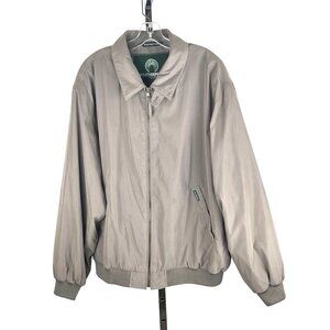 weatherproof classic mens windbreaker jacket XL 54 chest beige comfort & style